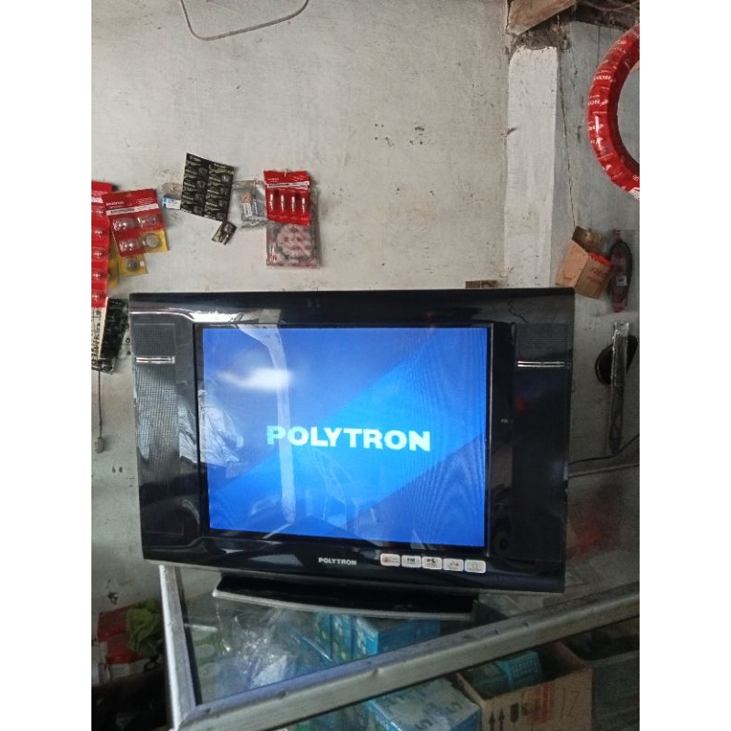 Tv tabung polytron 21inci slim