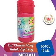 

KUALITAS TANPA KOMPROMI Biotex Cat Lukis Khusus Motif Soft Frog 15 Ml Merah