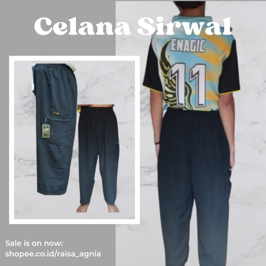 Celana Panjang Sirwal Hitam Pria Muslim Komprang Dewasa Pangsi Silat Olahraga Cingkrang Murah