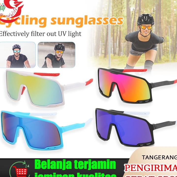 PENAWARAN TERBAIK Kacamata pelindung BersepedaKacamata Hitam UV4 Untuk Pria  Wanitasunglasses