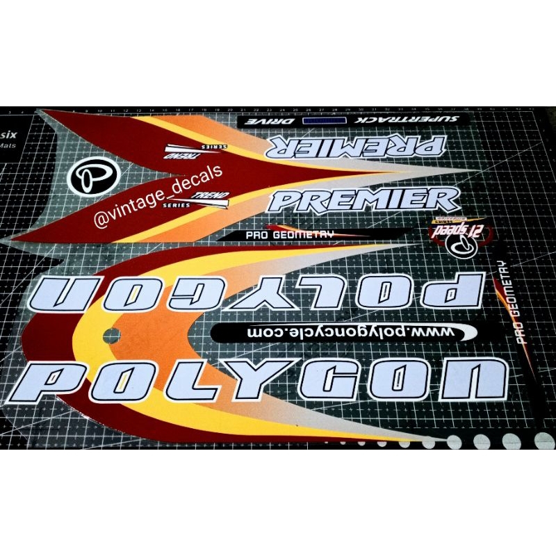 sticker decals replacement Polygon premier insera trend series