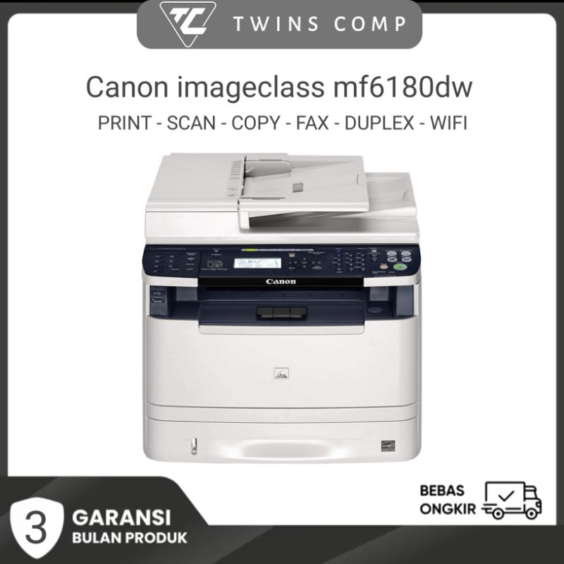 printer Canon imageCLASS MF6180dw mesin fotocopy multifungsi (SECOND)