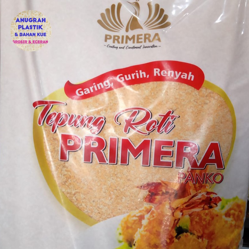 

Primera panko mixed tepung roti kasar mix kuning dan putih 10kg