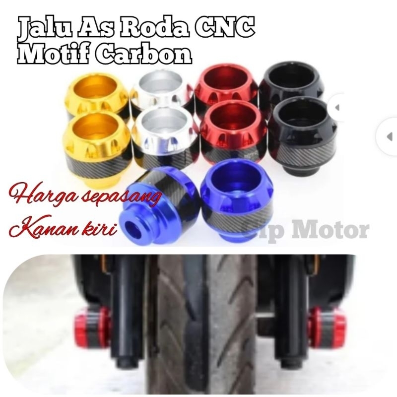 Jalu As Roda CARBON Motor VARIO PCX ADV BEAT SCOOPY CBR150R CB GENIO