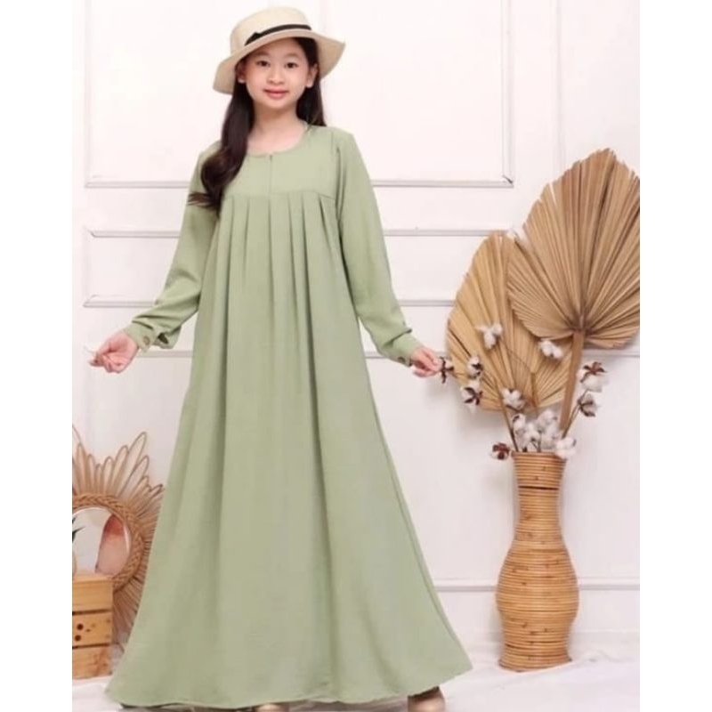 ORI Baju Gamis Anak Tanggung Terbaru Rempel Depan