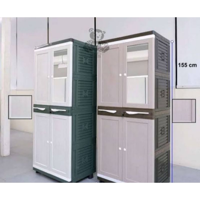 Lemari Plastik 2 susun