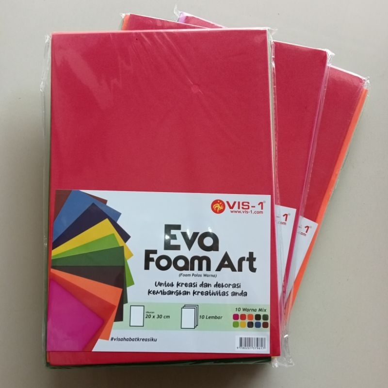 

klm Busa Seni Eva Foam Art Warna VIS-1 ( Pak ) [ Orinal ]