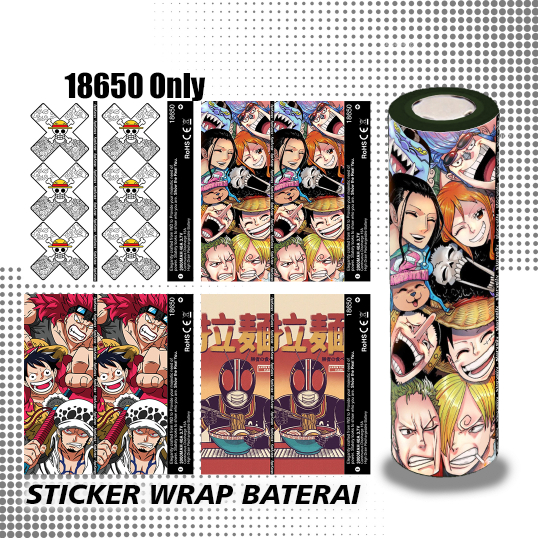 STORYELLY - Pelindung Baterai - Anime Wrap Baterai 18650