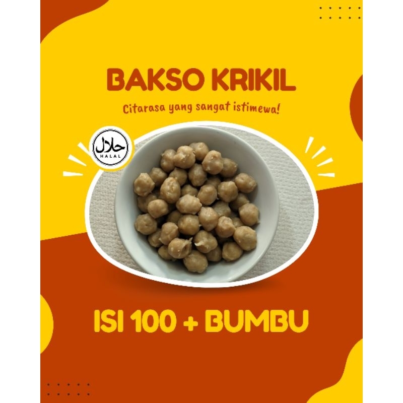 

BAKSO KRIKIL ISI 100 BERAT 500 GRAM