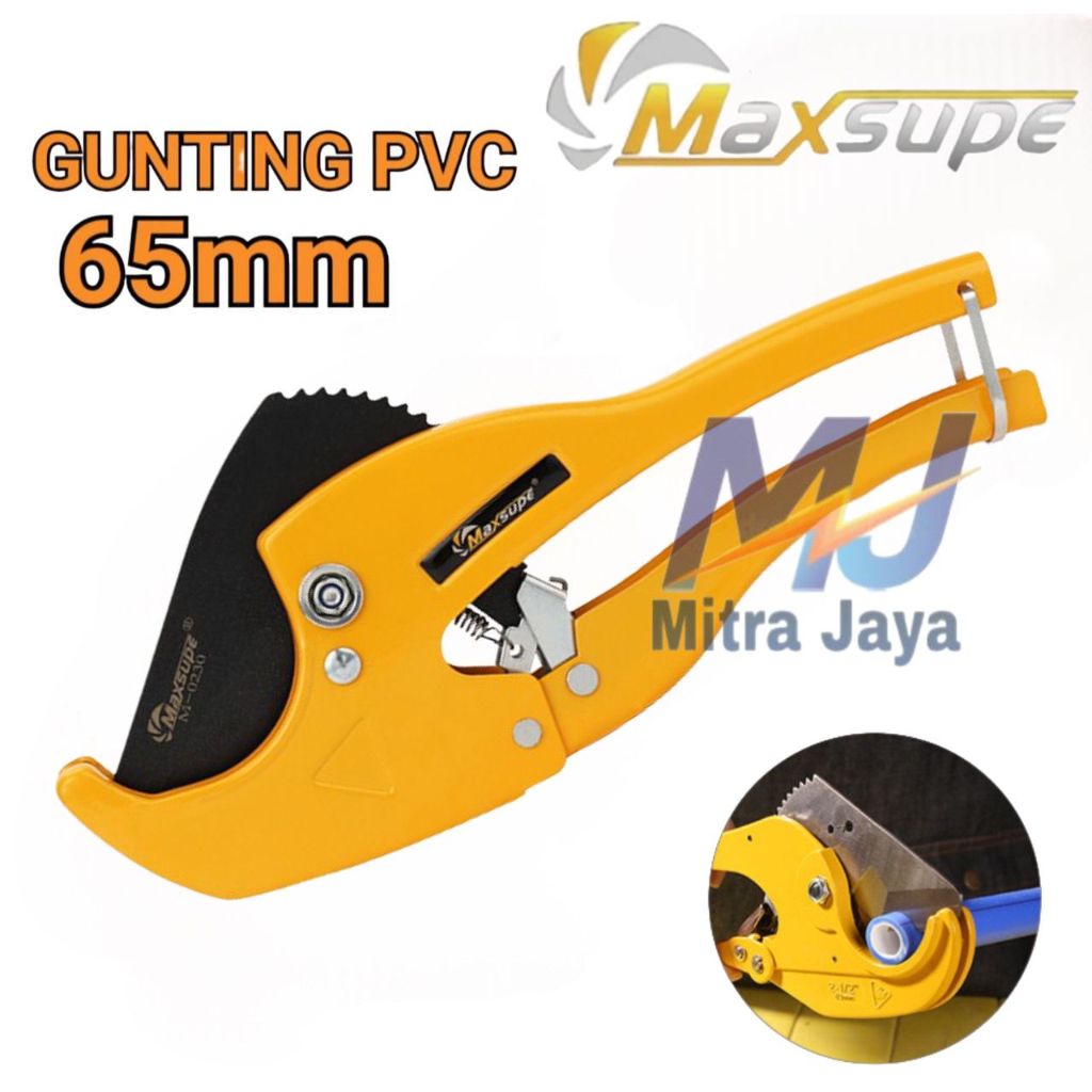 Maxsupe Gunting Pipa PVC 63mm Pipe Cutter Gunting Pemotong Pipa Air