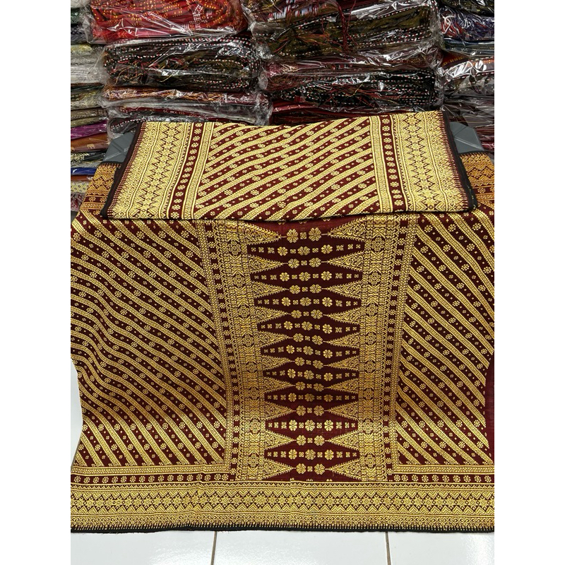 SONGKET PALEMBANG TENUN ASLI SUTRA SONGKET SULTAN SONGKET PENGANTIN MEWAH