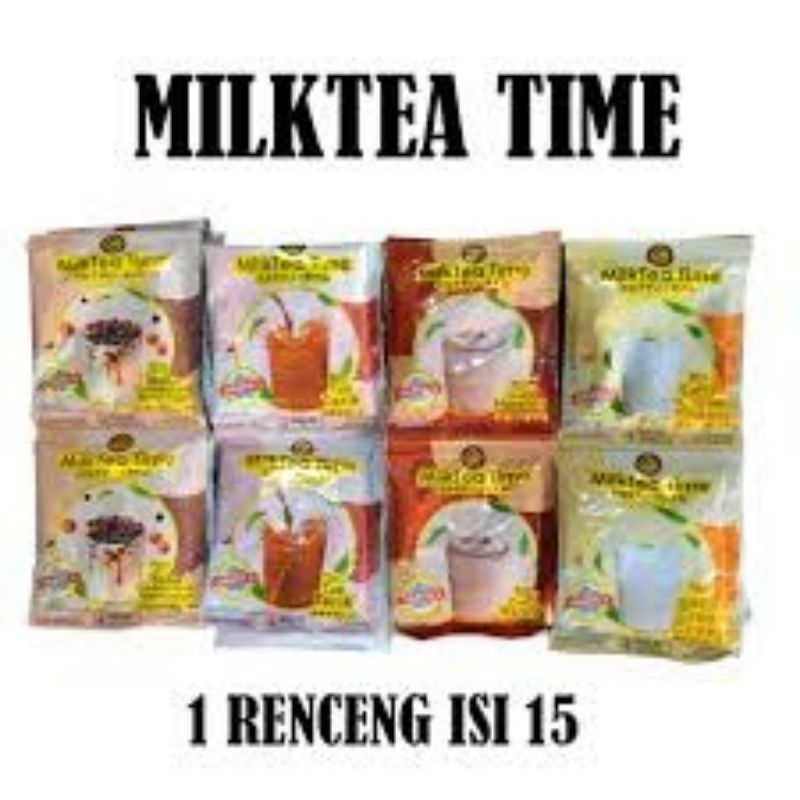 

Milktea time minuman manis isi 15 pcs murah expired lama