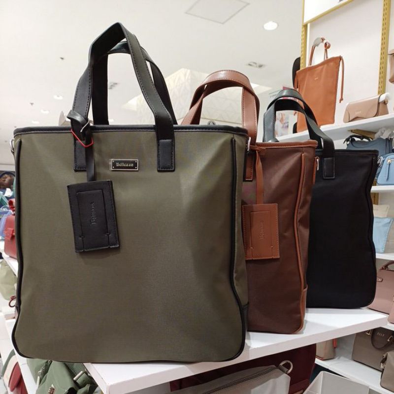 Bellezza 63192 Original Store Tas Wanita Jinjing Selempang Parasut Besar Ringan Kerja Handbag