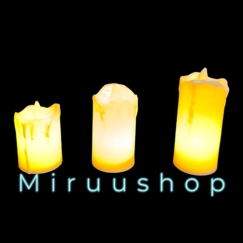Lilin elektrik LED premium hias korea aesthetic lilin natal lilin altar lampu tidur korea model melt