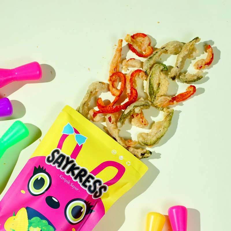 

Saykresss Snack Keripik Sayur Paprika Pedas 80 gr | Cemilan sehat, Lauk Praktis