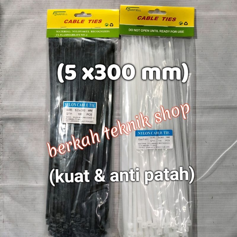 

CABLE TIES SUPER 30 cm tali ripet kabel tis rivet
