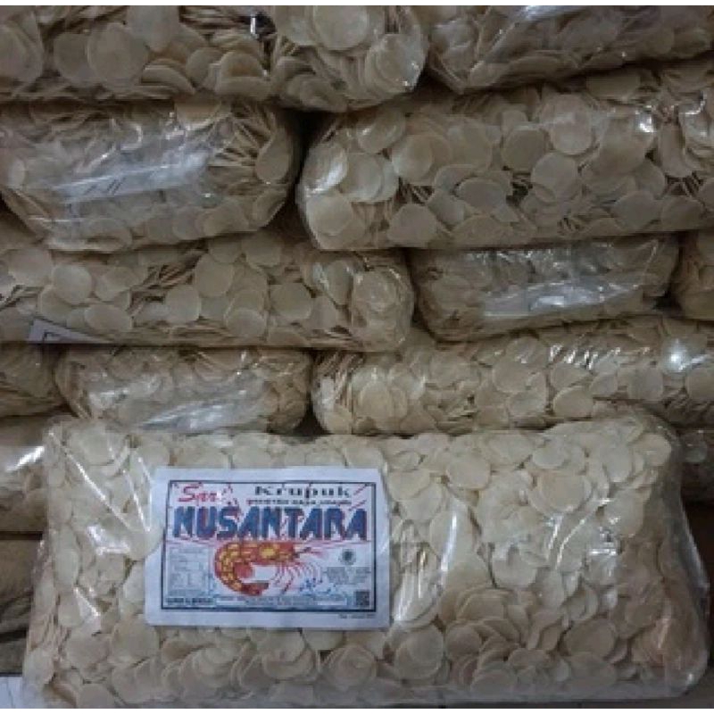 

kerupuk bawang Putih cap nusantara 1kg