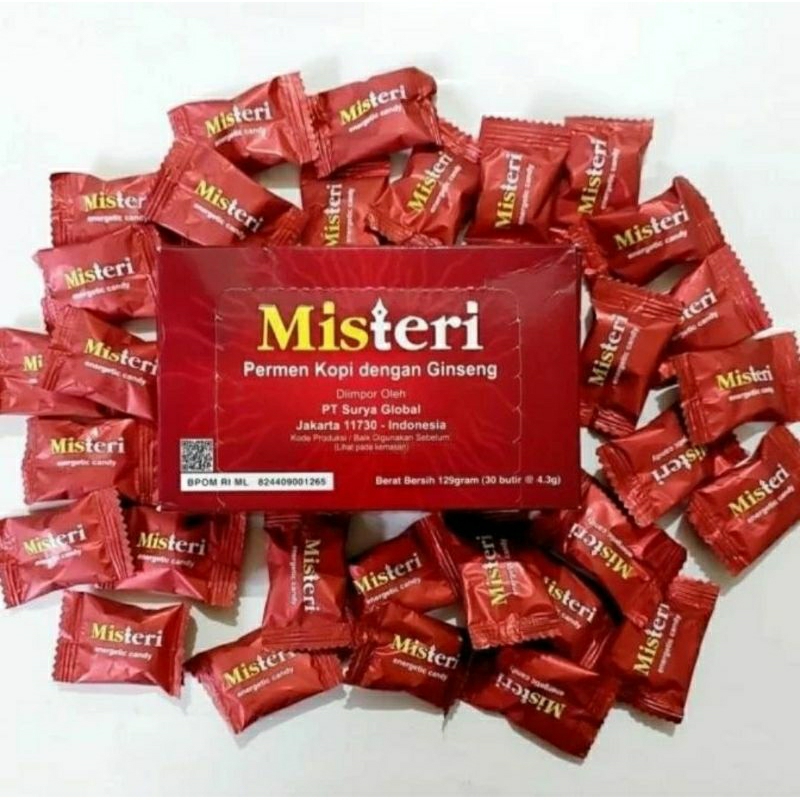 Misteri Candy Original - Permen Stamina Pria Dewasa 1 Box Isi 30pcs