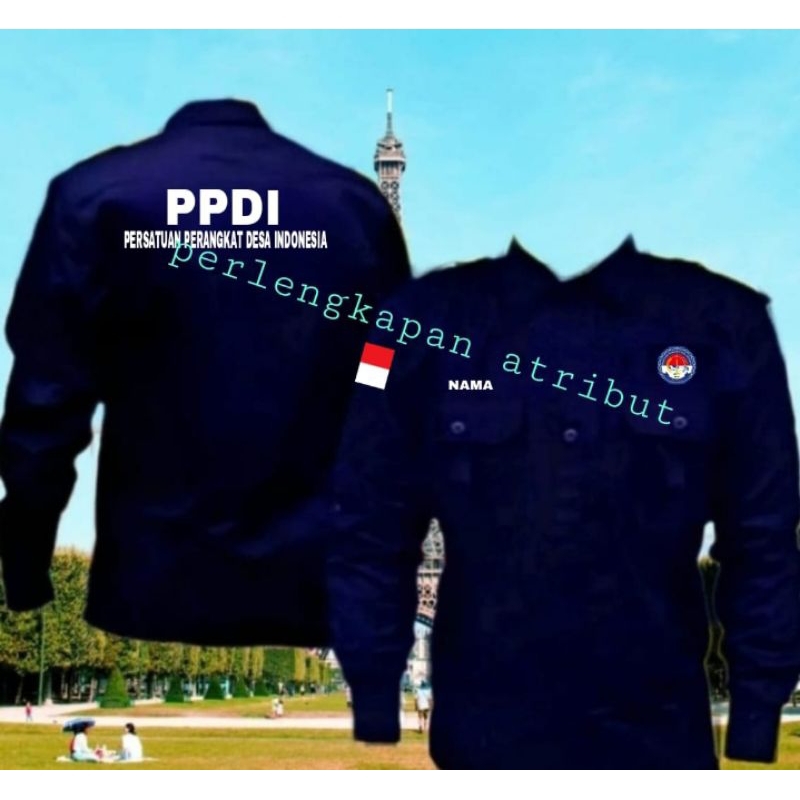 Terbaru kemeja ppdi baju ppdi seragam ppdi pdh ppdi full bordir..