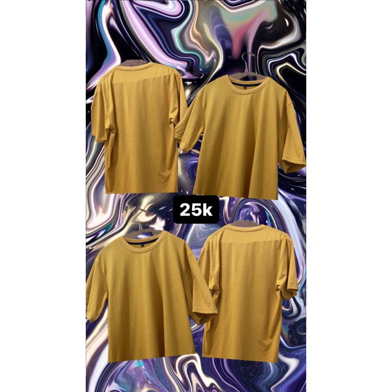 kaos kuning yellow mustard