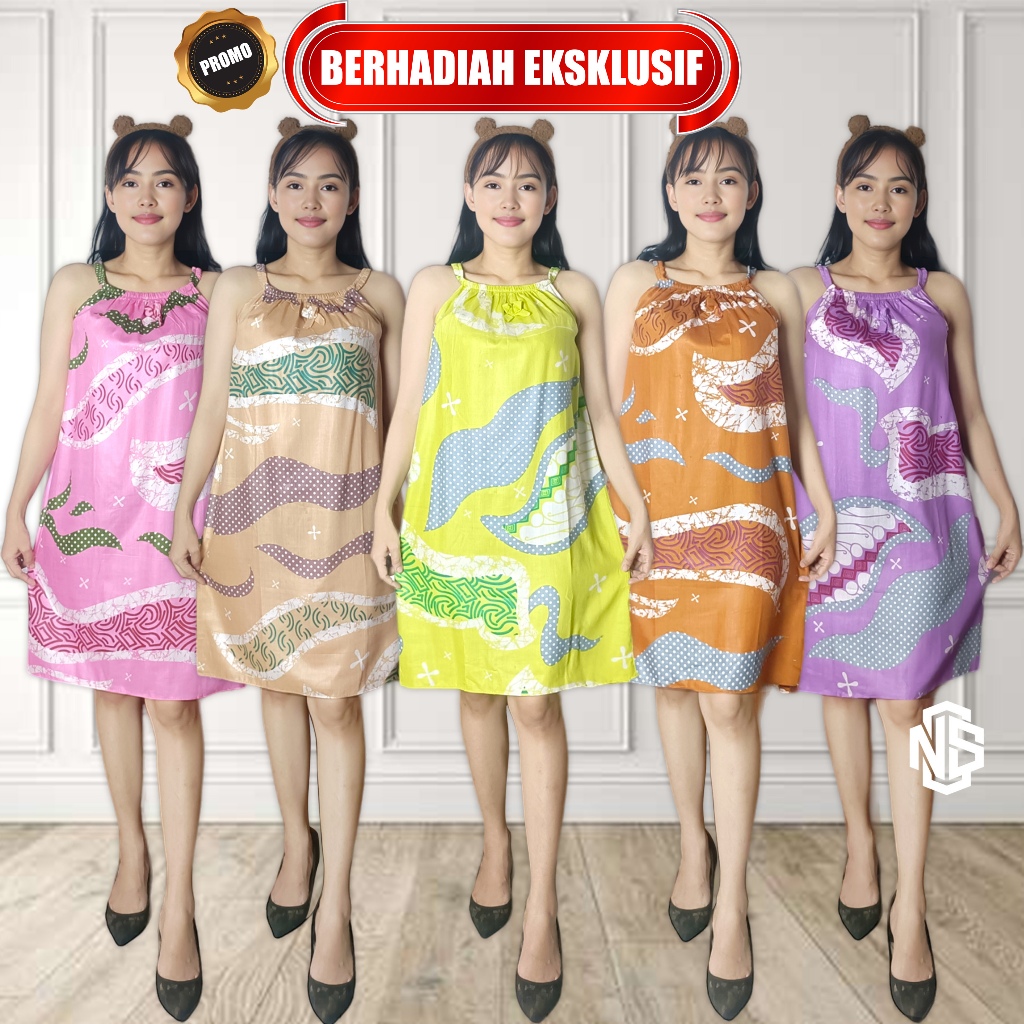 Daster Yukensi Murah | Daster Busui Kekinian | Daster Ibu Muda | Baju Tidur Sexy Tanpa Lengan