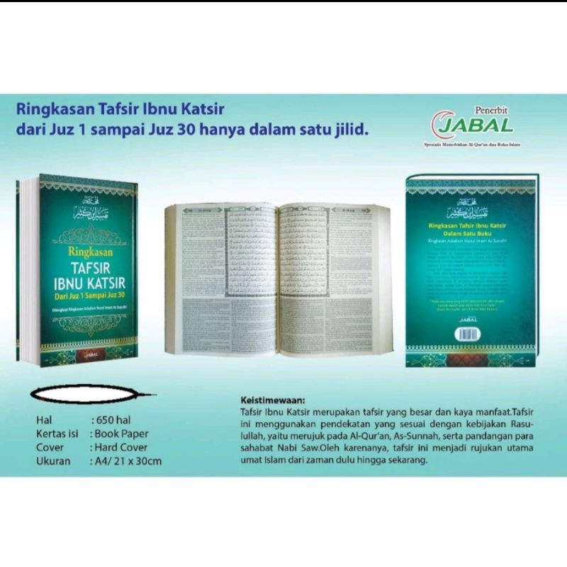 Ringkasan Tafsir Ibnu Katsir dari Juz 1 sampai Juz 30 - Dilengkapi Ringkasan Asbabun Nuzul JABAL