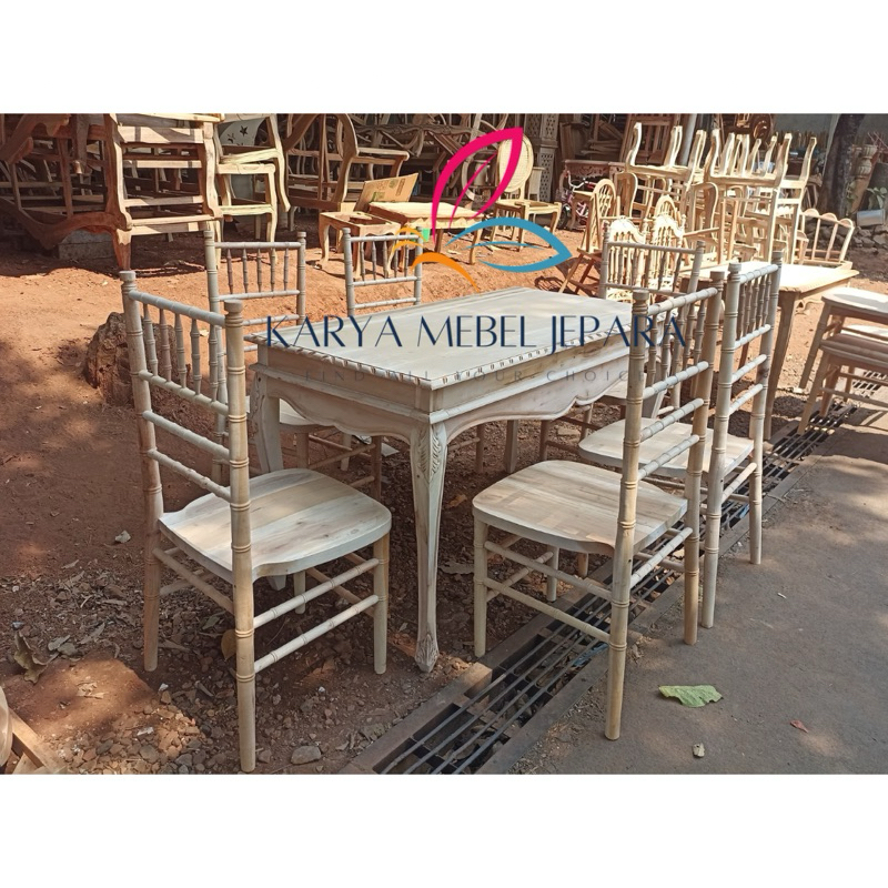 

[NOTA INVOICE INVOICE SET AKAD] TIFANI 6 + MEJA AKAD MAHONI