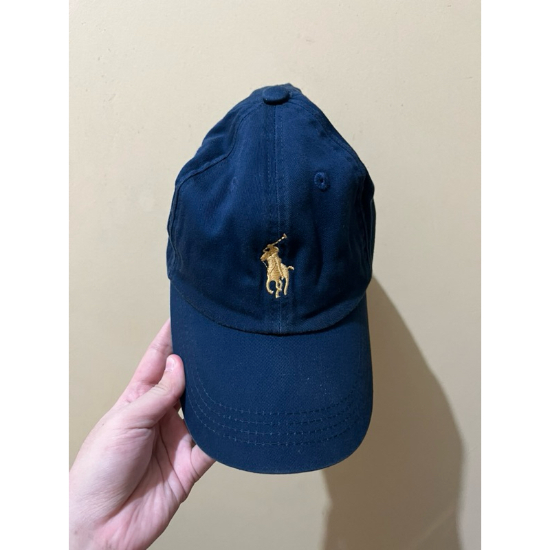PRELOVED TOPI POLO ORIGINAL - BIRU NAVY