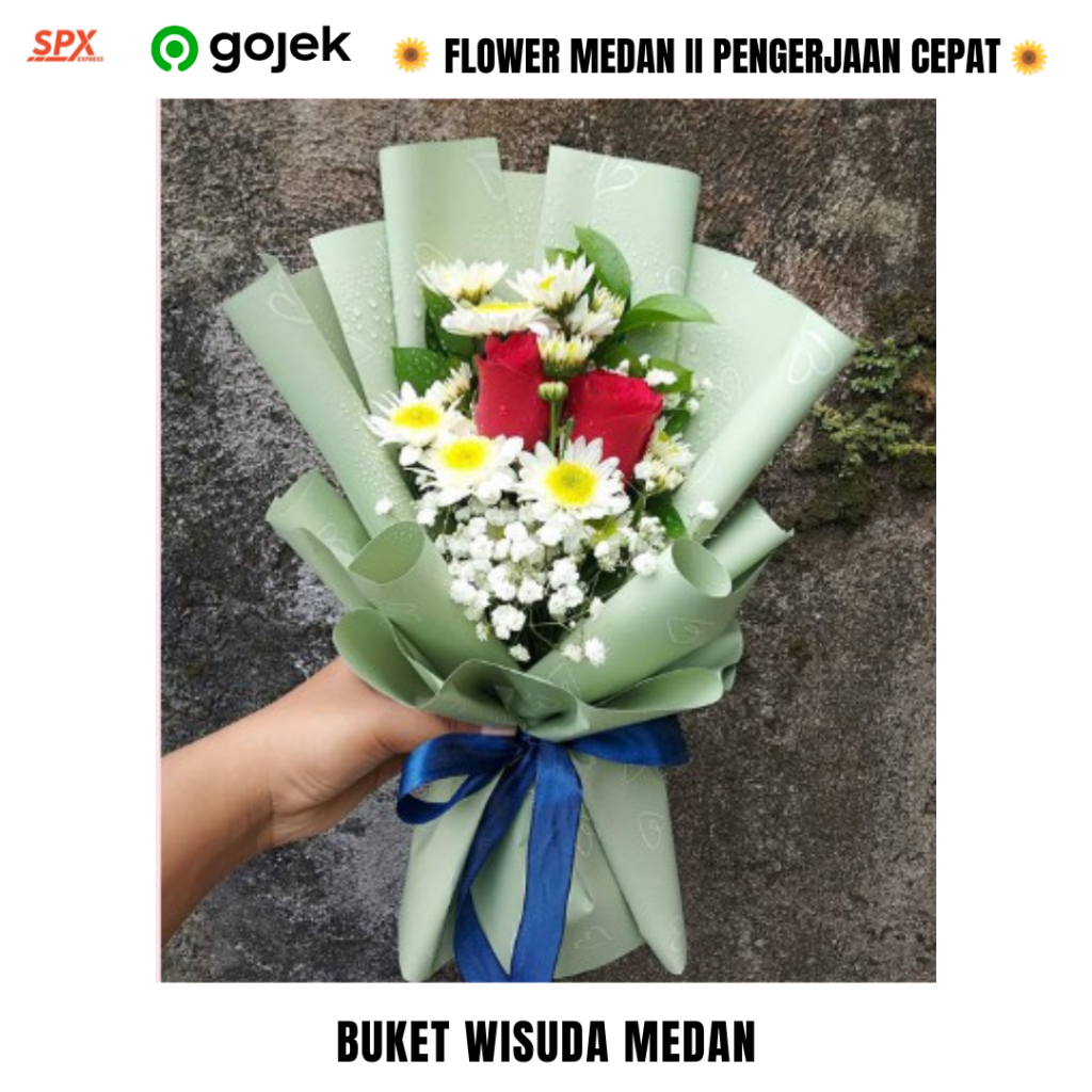 flower medan buket bunga wisuda medan kado ultah hadiah anniversary bunga mawar asli