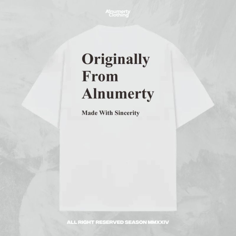 T-SHIRT ALNUMERTY ORIGINALY FROM ALNMRTY / PAKAIAN COWO CEWE / KAOS DISTRO / ATASAN PRIA WANITA CASU