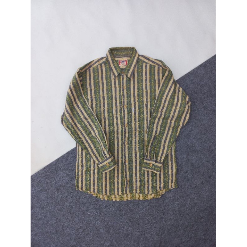 BUDWEISER KEMEJA WOL KEMEJA STRIPE BUDWEISER(L)