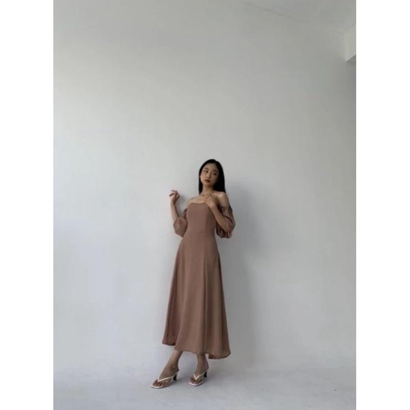 Nala Dress Choco Malt || Kiyorawears