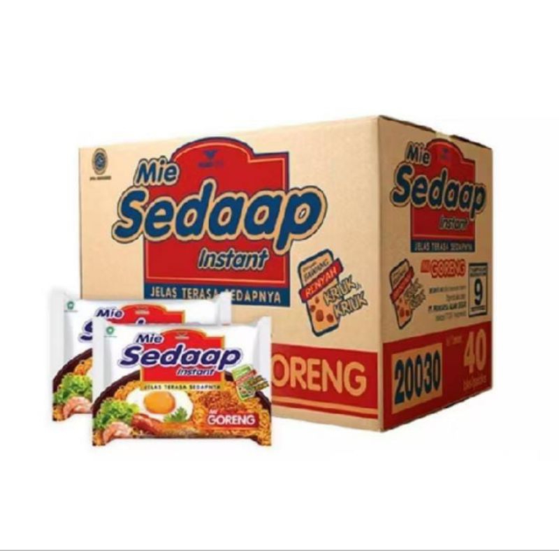 

Sedaap Goreng Dus isi 40pc / Sedaap Soto Kuah / Indomie Goreng