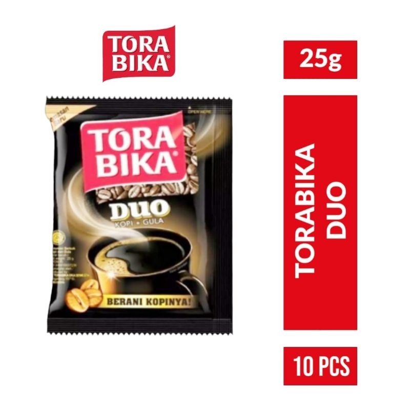 

TORABIKA Duo Kopi + Gula 10x24gr / Kopi Torabika Duo Kopi Gula Renceng 10 pcs