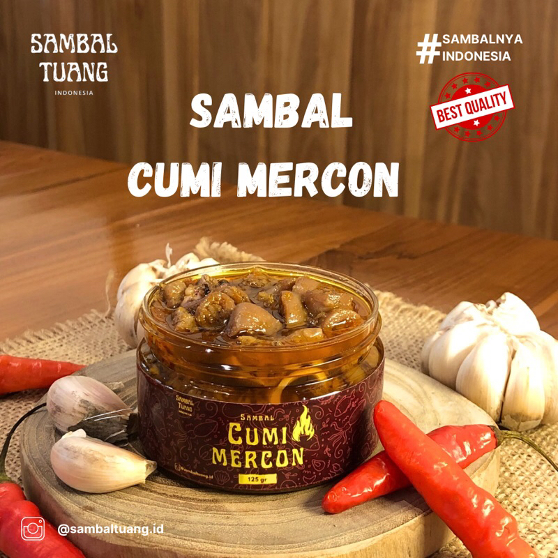 

SAMBAL CUMI MERCON 125gr