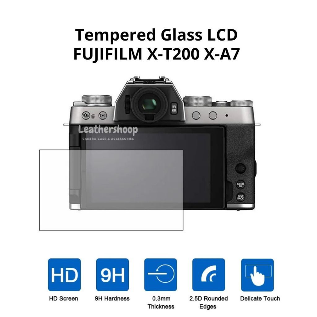 tempered glass Fujifilm X-T200,X-A7 Anti Gores Fujifilm XA7 X-T200 Screen Protector