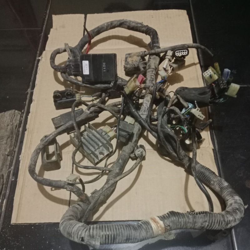 kabel bodi+ECU kiprok koil 1 paket yamaha vixion lama old 3C11 original cabutan
