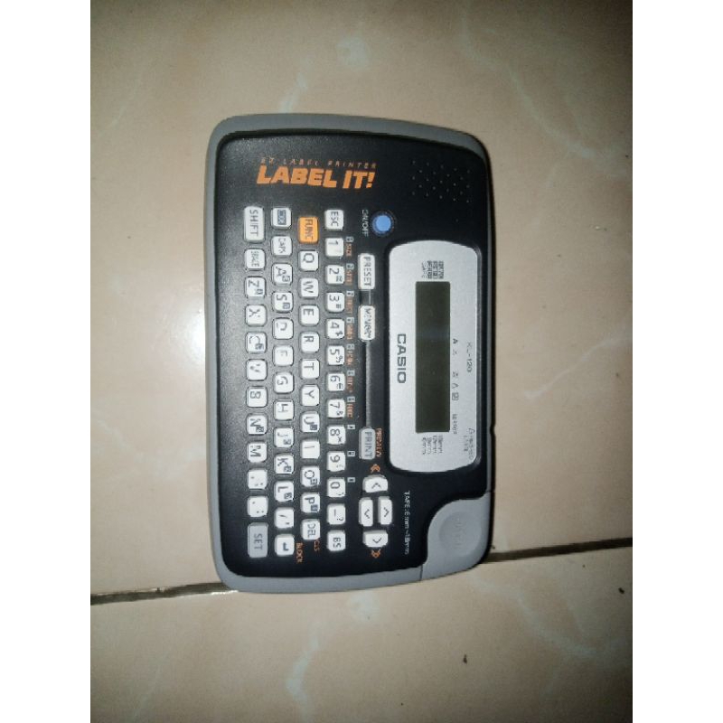 

LABEL CASIO KL 120W/ PRINTER LABEL/ CETAK LABEL