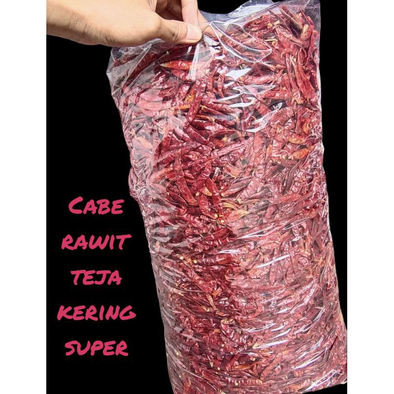 

KEMASAN ( 5KG ) 1.BAL CABE RAWT TEJA KERING MERAH DAN PEDAS