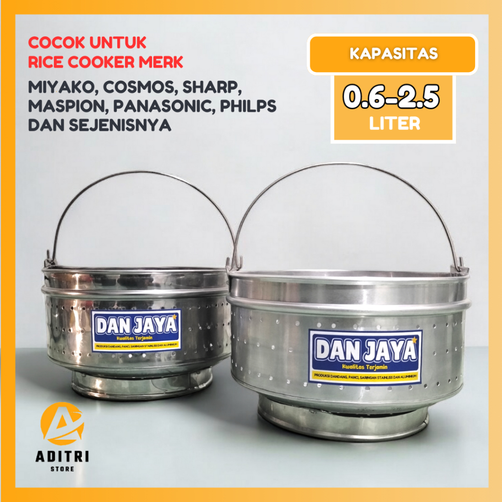 Saringan Kukusan Nasi Rendah Gula untuk rice cooker 0.6 Liter - 2.5 liter Miyako, Cosmos, Phillps, S