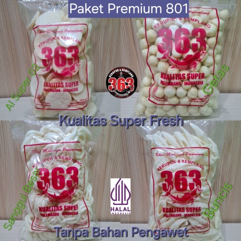 

PAKET Premium 801 Kerupuk Kemplang 363 Kualitas Asli Ikan Super Fresh Halal