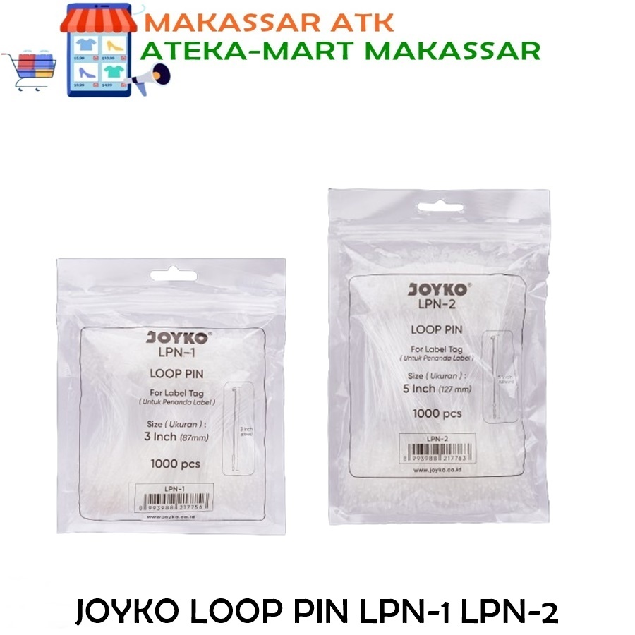 

[1BKS] JOYKO LOOP PIN LPN-1 LPN-2 TAG BAJU