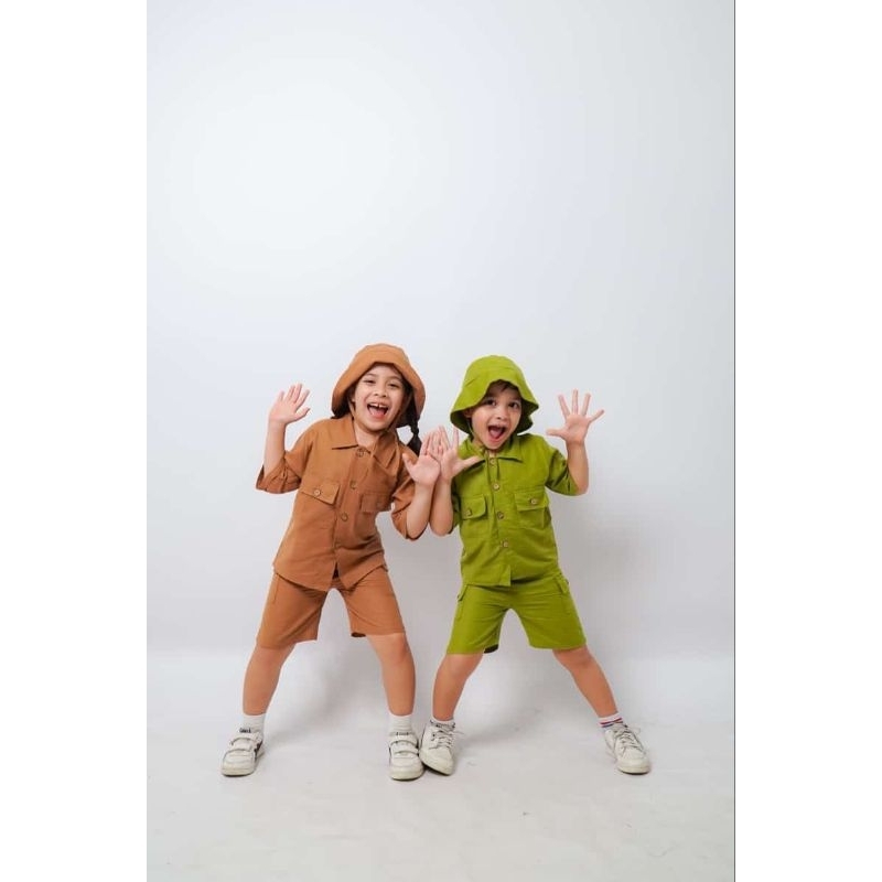 one set safari katun linen