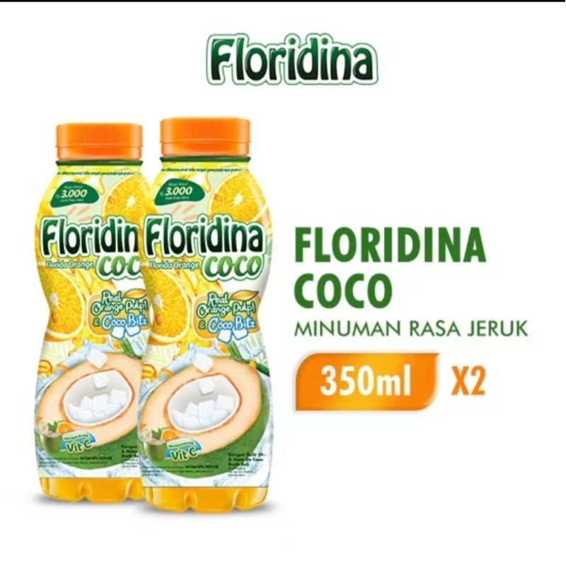 

floridina coco botol 350ml x 2