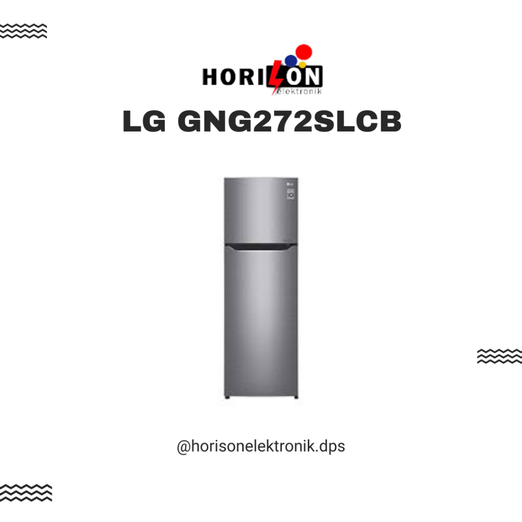 KULKAS 2 PINTU LG GNG272SLCB