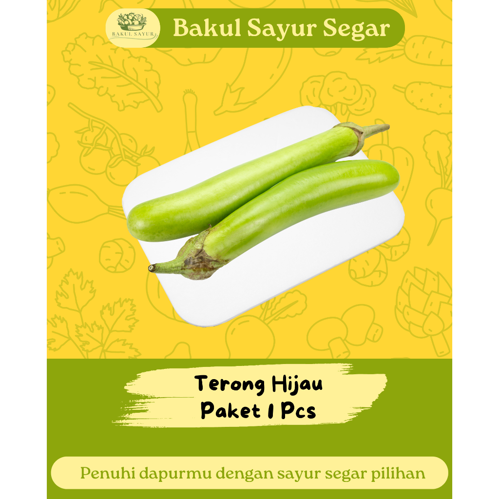 

KIRIM INSTAN Terong Hijau 250 gr (isi 2-3 pcs)