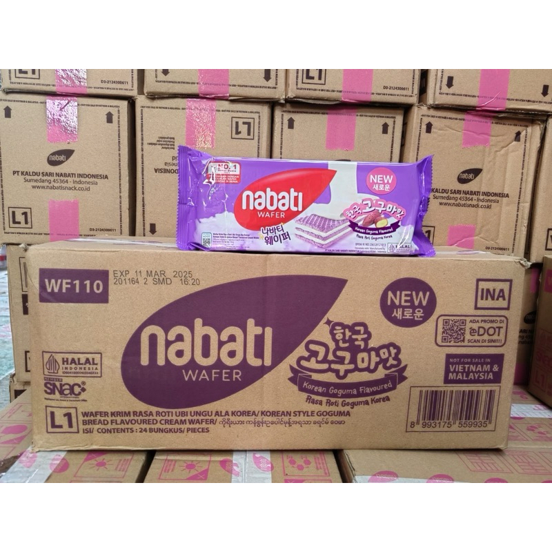 

NABATI Wafer 110gr Goguma