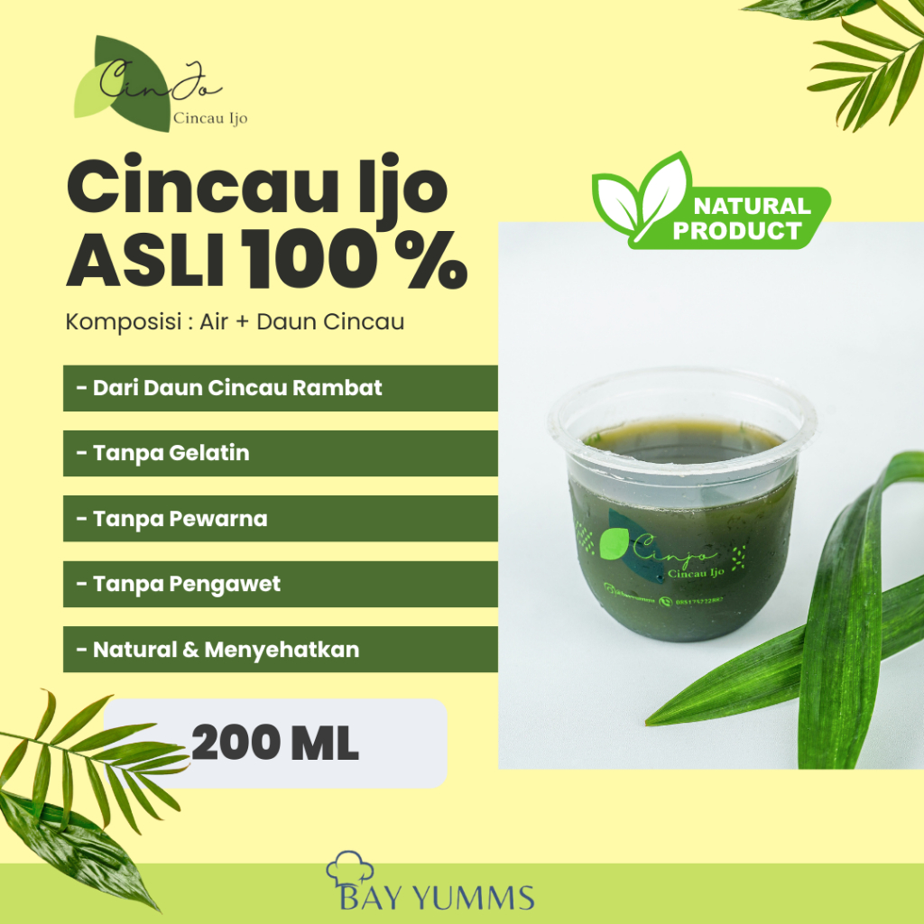 

Cincau Ijo/Cincau Hijau/Cincau sehat 200ml
