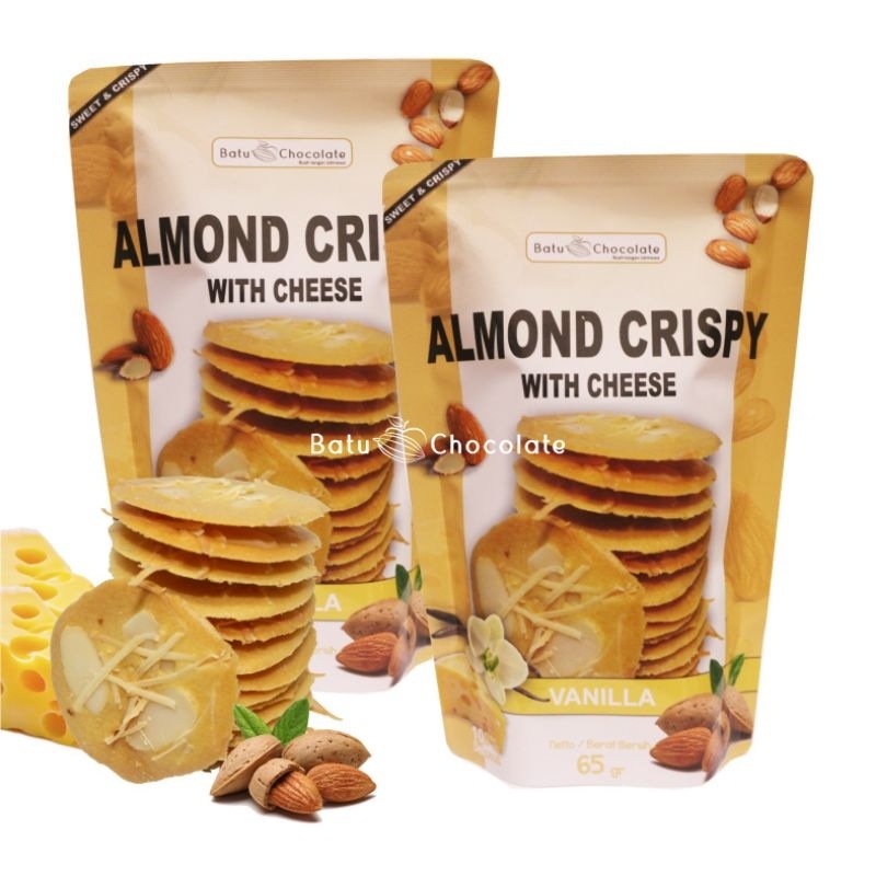 

Batu Chocolate - Almond Crispy Cheese Vanilla ~ Oleh Oleh Malang ~ Snack Kekinian Enak