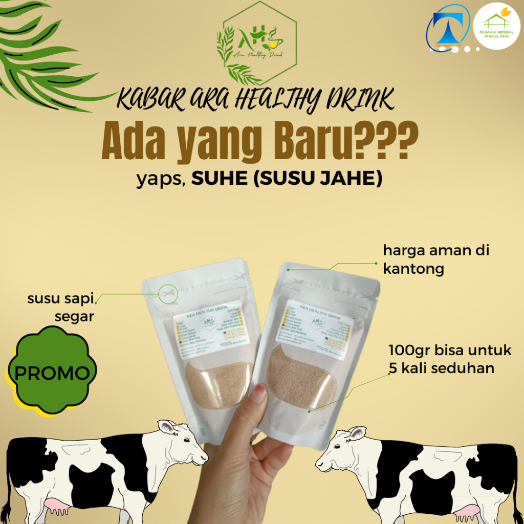 

JAHE SUSU SAPI INSTAN PLUS GULA 100GR TANPA AMPAS